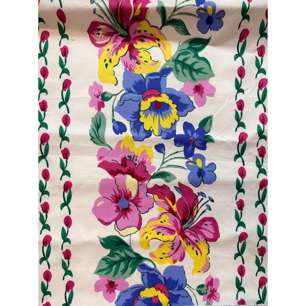 April Cornell Lillianna Floral Table Runner 100% Cotton Cottagecore 18x108 NWT